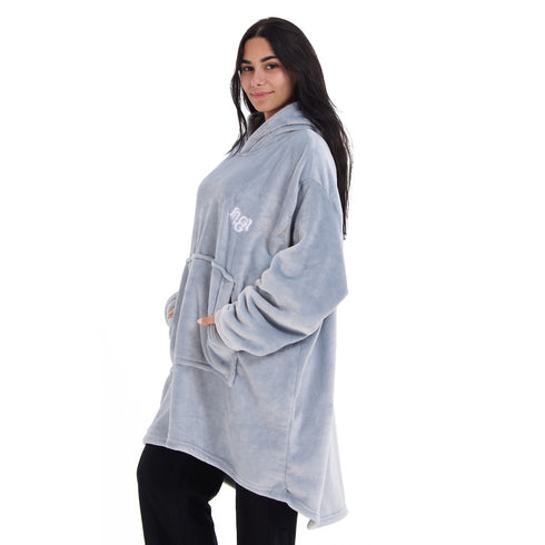 Snuggs Blanket Hoodie Light Grey